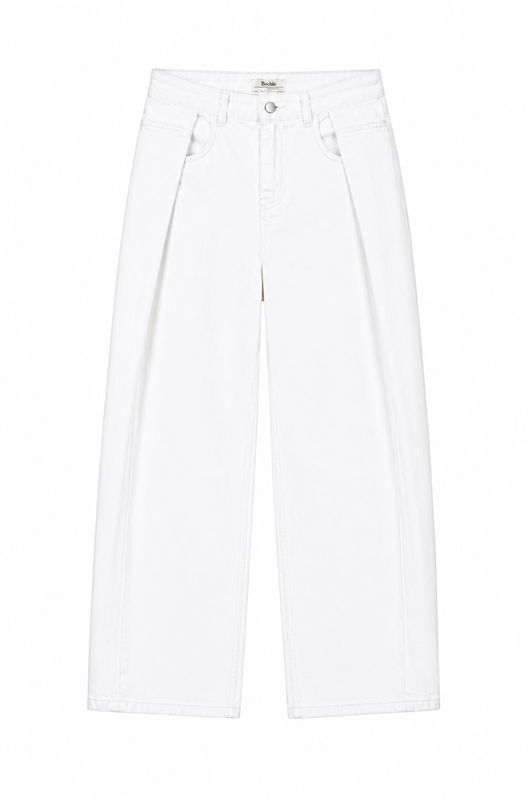 Nameless Jeans met plooi White Rd3616
