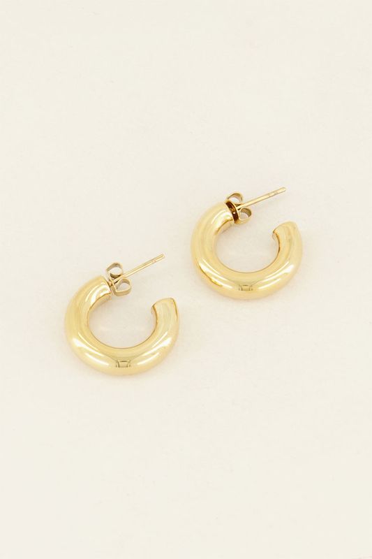 My Jewellery Oorringen open klein Goud MJ01341