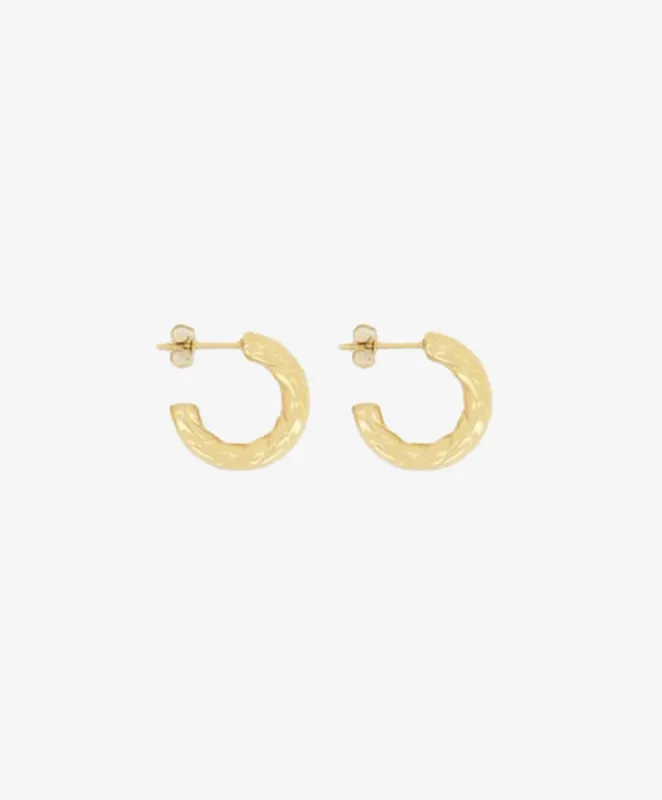 My Jewellery Oorringen open touwpatroon goud MJ01342