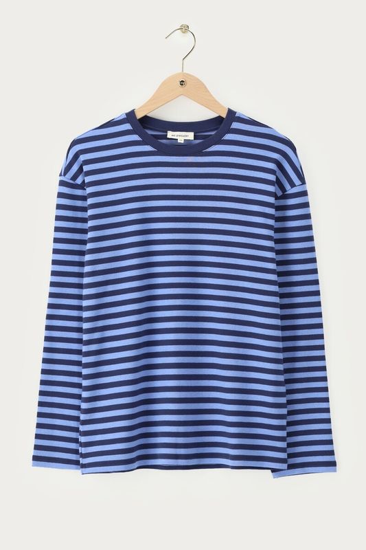 My Jewellery Striped longsleeve tee Light Blue MJ16487