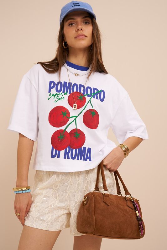 My Jewellery Pomodoro di roma tee White MJ15870