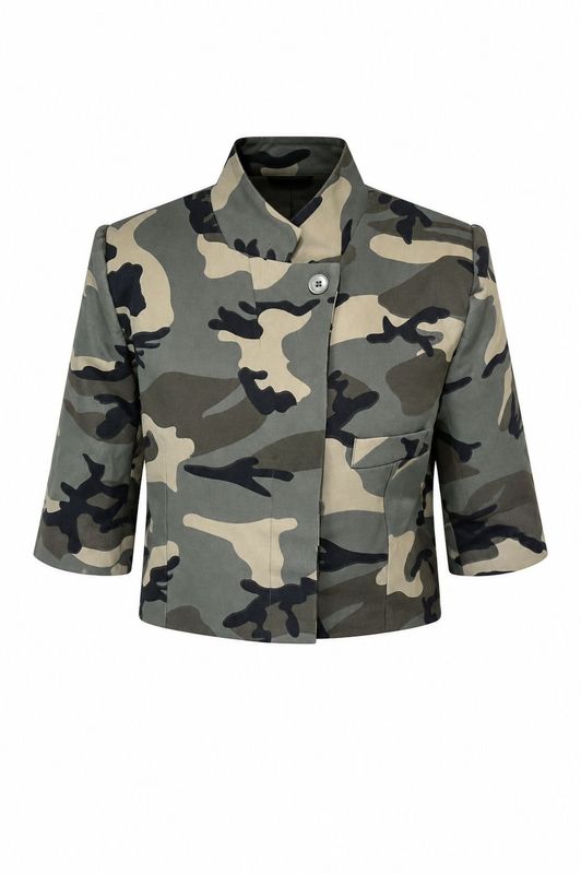 Ambika Blazer korte mouw Camouflage Alaia