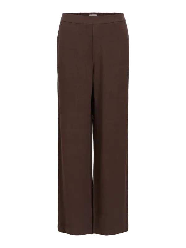 Object OBJSANNE ALINE WIDE PANT NOOS Seal Brown 23040671