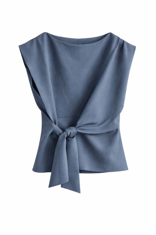 Ambika Top Strik Jeans Blue Britt