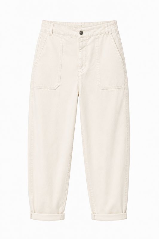 Basements barrel jeans ecru carly