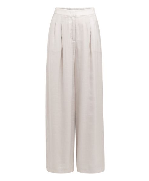 YaYa Wijde broek met deels elastisc ALABASTER GRAY 01-301264-606