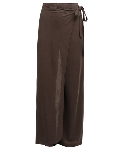 YaYa Jerseybroek met wijd model en AUBERGINE PURPLE 01-309199-606
