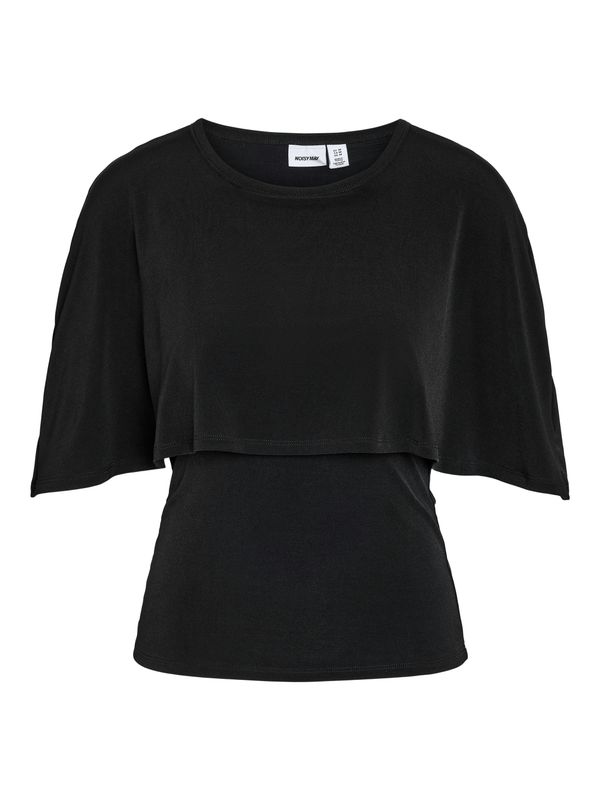 Noisy May NMBELLA S/S CAPE TOP Black 27038830