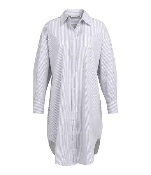 YaYa Jurk met knoopdetails STORM CLOUD GREY DES 01-601211-606
