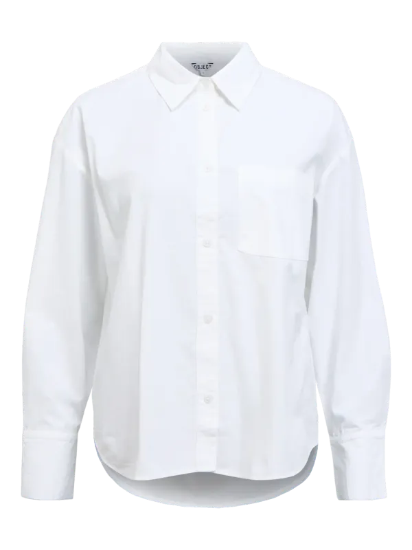 Object OBJZILA L/S RE SHIRT NOOS White 23049902