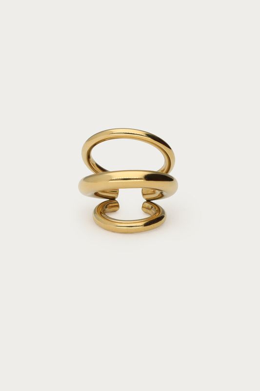 My Jewellery Earcuff 3 rows Gold MJ16643
