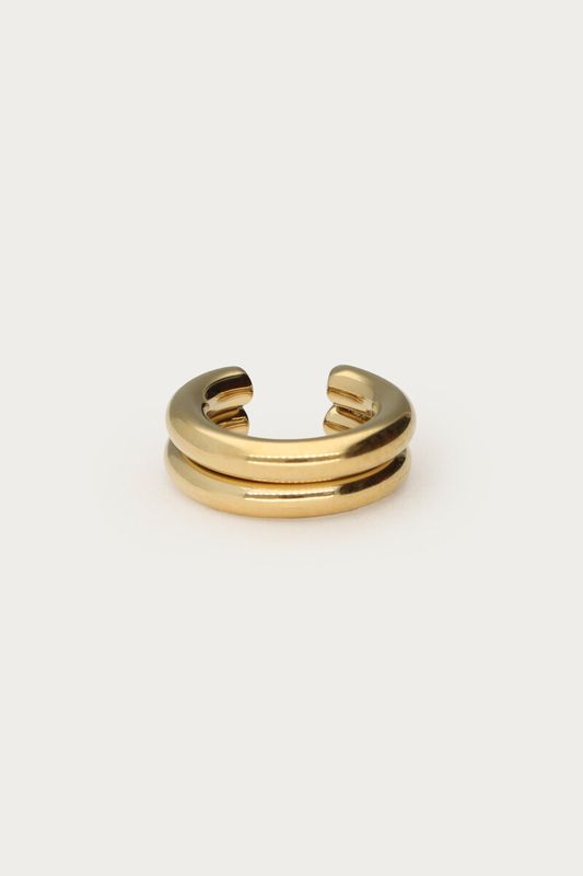 My Jewellery Earcuff double rings Gold MJ16645