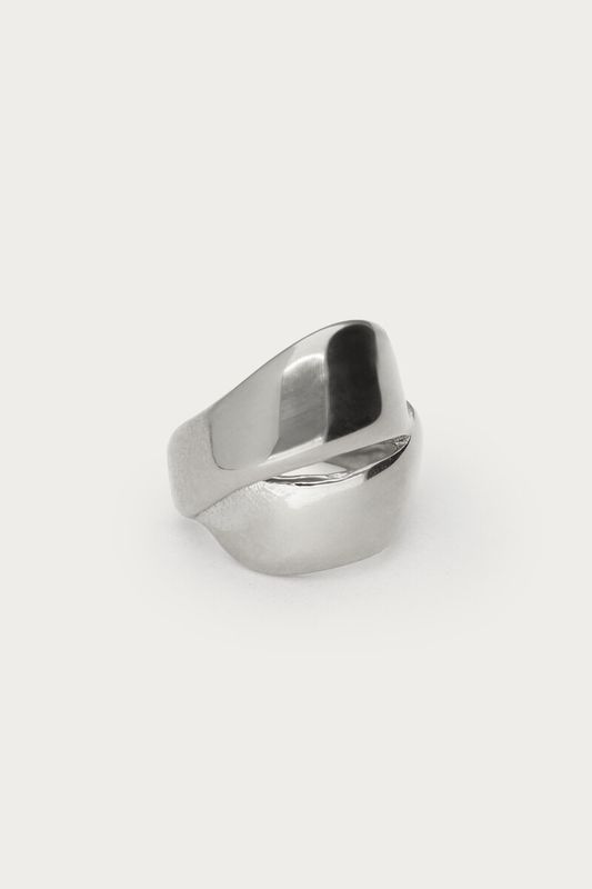 My Jewellery Earcuff organic double Silver MJ16648