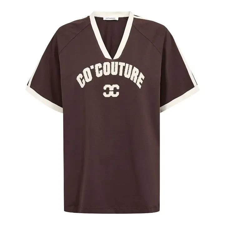 Co'couture 33211 AvanaCC V-Tee Chocolate Plum 500073