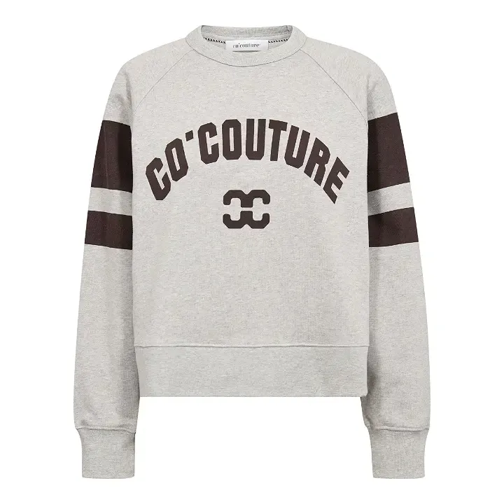 Co'couture ErisCC College Sweat Grey Melange 500072