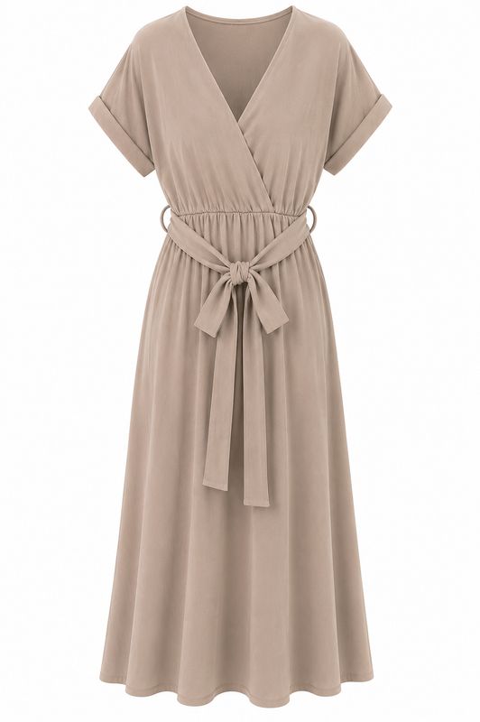 Nameless jurk overslag lt taupe B8761