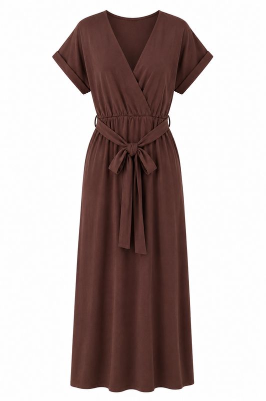 Nameless jurk overslag brown B8761