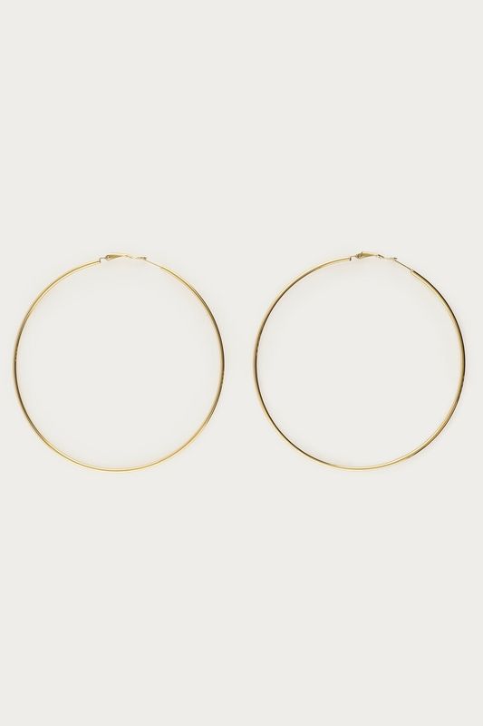 My Jewellery Earring basic hoop XL 9cm Gold MJ16620
