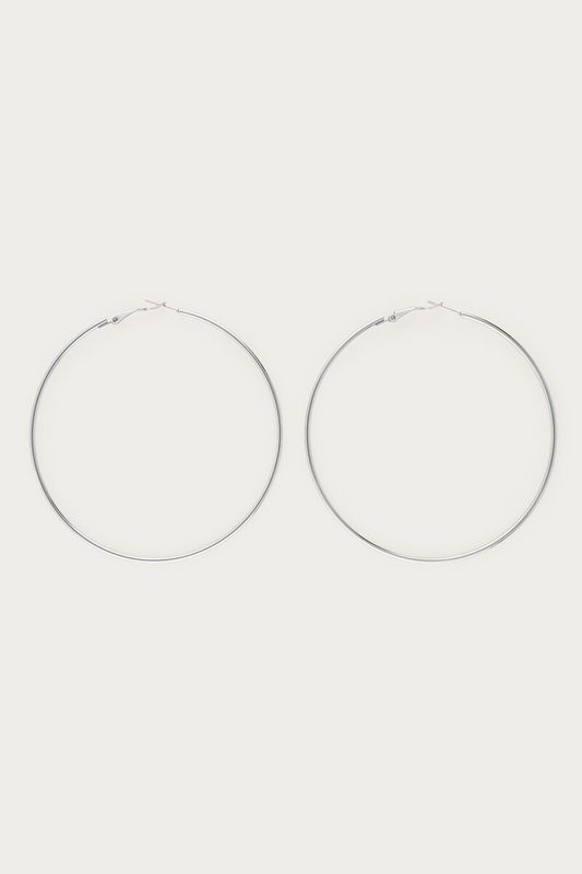 My Jewellery Earring basic hoop maxi Silver MJ16607
