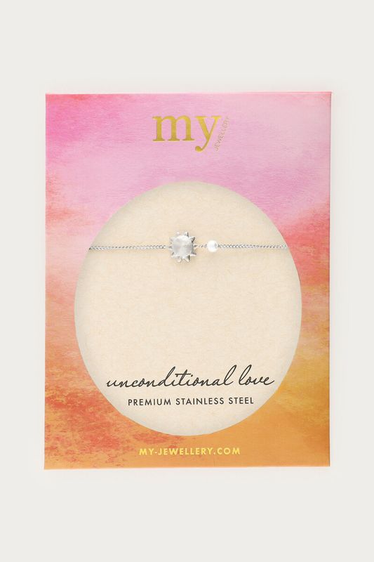 My Jewellery Bracele fine sun pearl Silver MJ16791