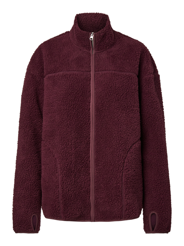 Pieces PCSADIA LS TEDDY JACKET NOOS BC Winetasting 17154495