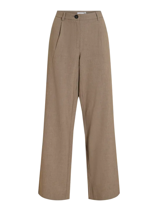 Vila VIKARI RW WIDE WVN PANT - NOOS Falcon/MELANGE 14118692