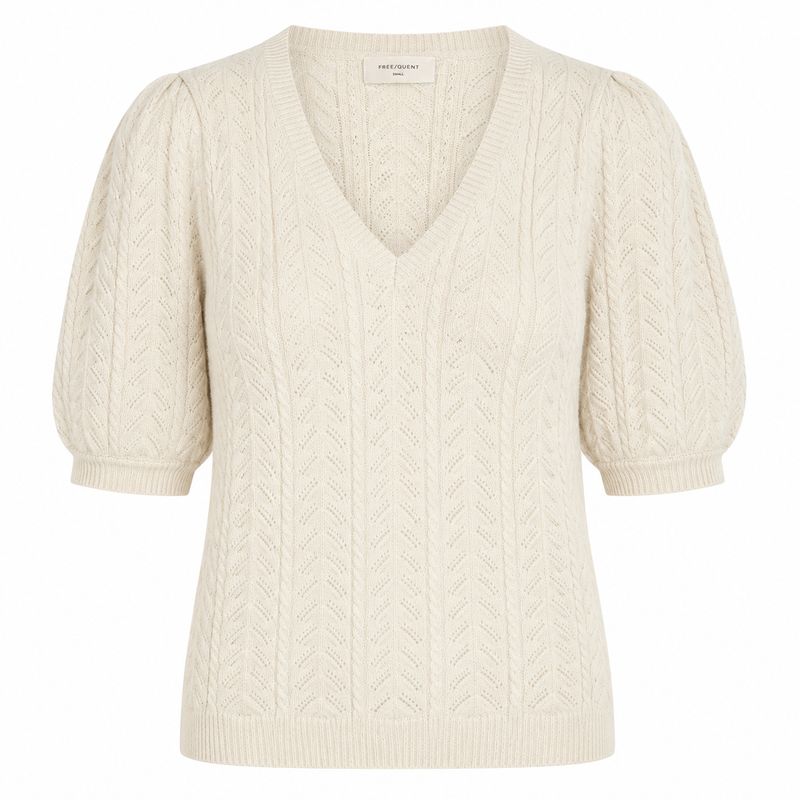 Freequent FQCLARRY-PULLOVER Moonbeam Melange 206707