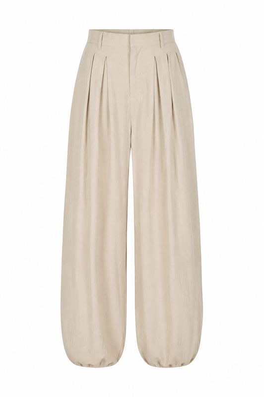 Ambika broek pof beige elodie-1