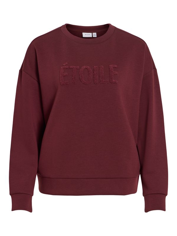 Vila VIREFLECT O-NECK L/S FROTTE SWEAT T: Port Royale/PORT ROYAL 14117312
