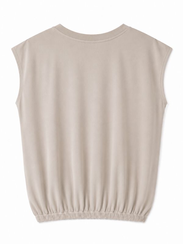 Nameless top elastiek basis taupe 1643