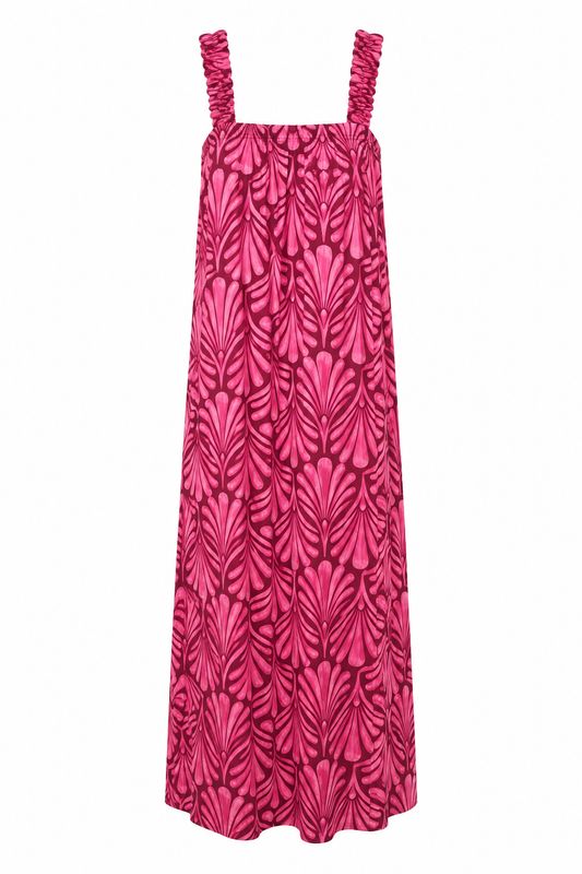 Nameless print jurk bordeaux 41900