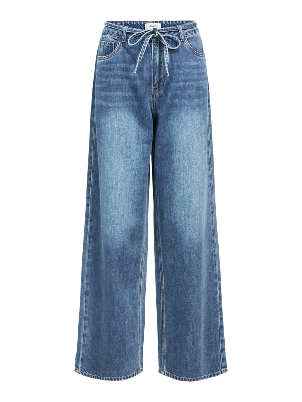 Object OBJROSIE MW WIDE JEANS NOOS Medium Blue Denim 23046943