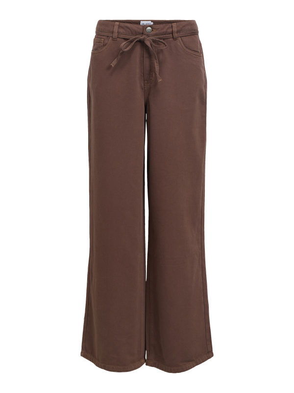 Object OBJROSIE MW WIDE JEANS NOOS Seal Brown 23046943