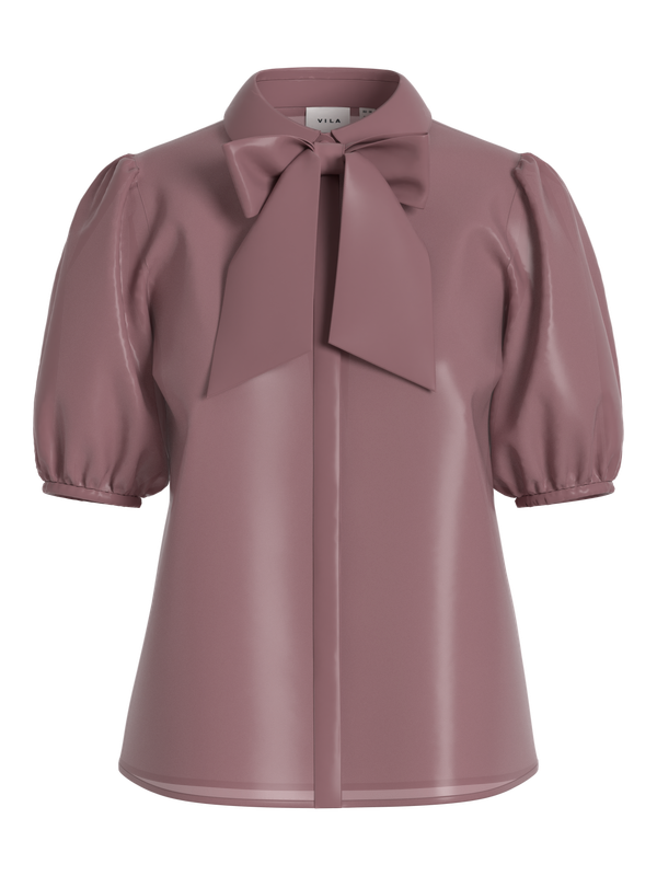 Vila VIKLARINA 2/4 BOW SHIRT/LC Nostalgia Rose 14121057