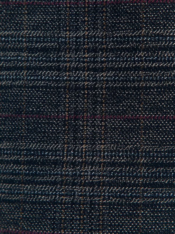 Object OBJLISA WIDE PANT AOP NOOS Dark Grey Melange/Blue/brown 23040544