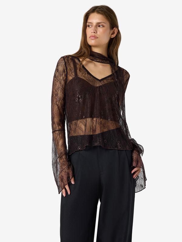 Noisy May NMIDA L/S LACE SCARF TOP Delicioso 27039844