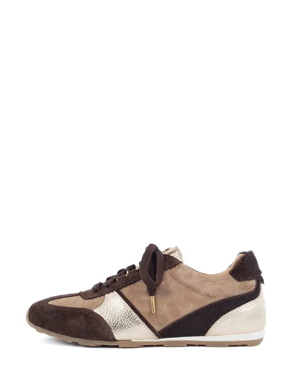 Babouche Lifestyle sneaker multi dark brown Saffa-219
