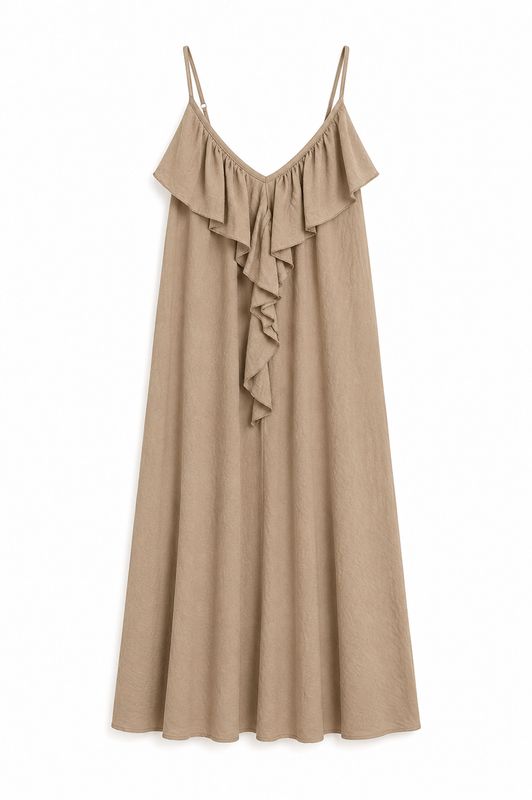 Nameless Jurkje met ruffle Sand 84643
