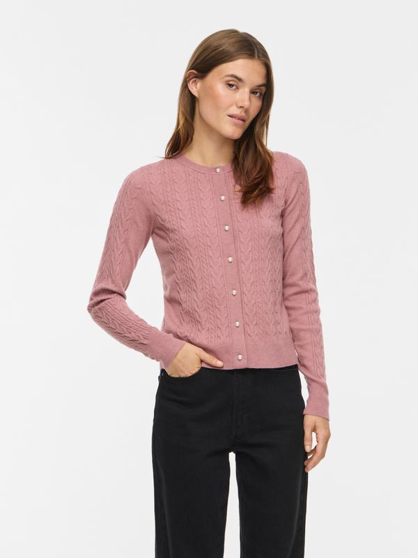 Vila VIKERRY CABLE L/S KNIT CARDIGAN-NOO: Nostalgia Rose 14115309