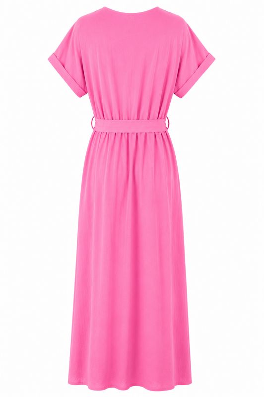 Nameless jurk overslag pink B8761