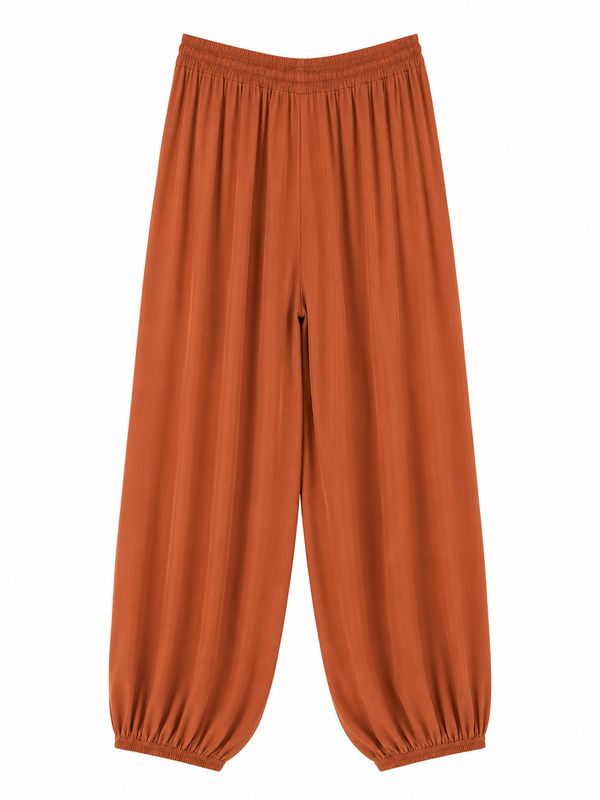 Nameless Pofbroek viscose cognac B3128