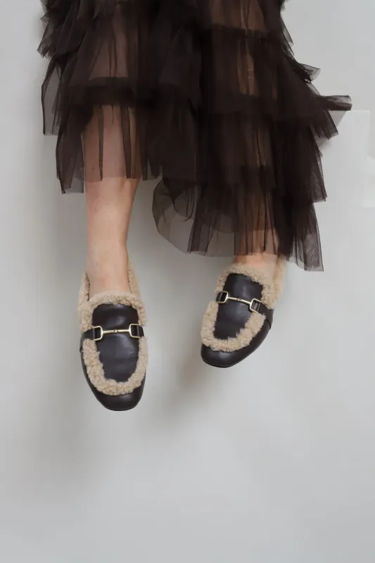 Babouche Lifestyle Mg-loki-1 Dark Brown Loafer met bond