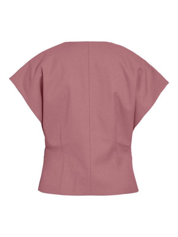 Vila VIKEEP V-NECK S/S BLAZER/1 Nostalgia Rose 14107673
