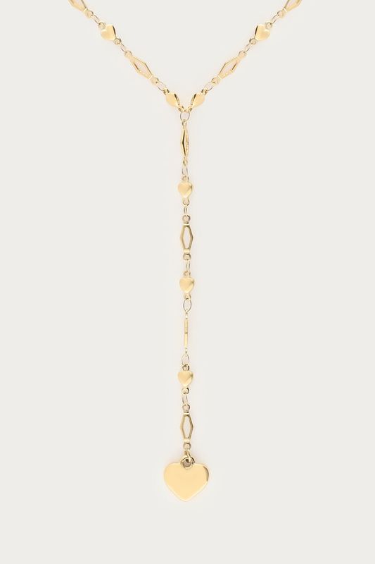 My Jewellery Necklace Y heart chain Gold MJ16781