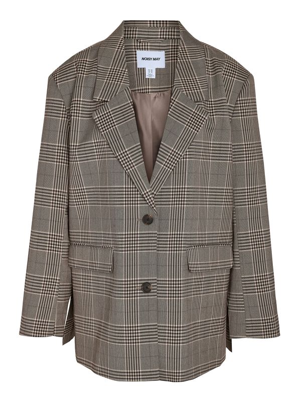 Noisy May NMWERA L/S SLIT BLAZER TLR Oatmeal/FIG 27038196
