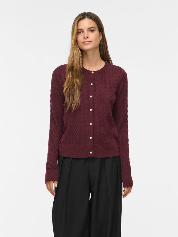 Vila VIKERRY CABLE L/S KNIT CARDIGAN-NOO: Port Royale 14115309
