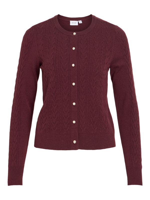Vila VIKERRY CABLE L/S KNIT CARDIGAN-NOO: Port Royale 14115309