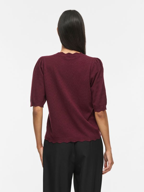 Vila VIEMI O-NECK 2/4 SLEEVE KNIT TOP/TE: Port Royale 14118966