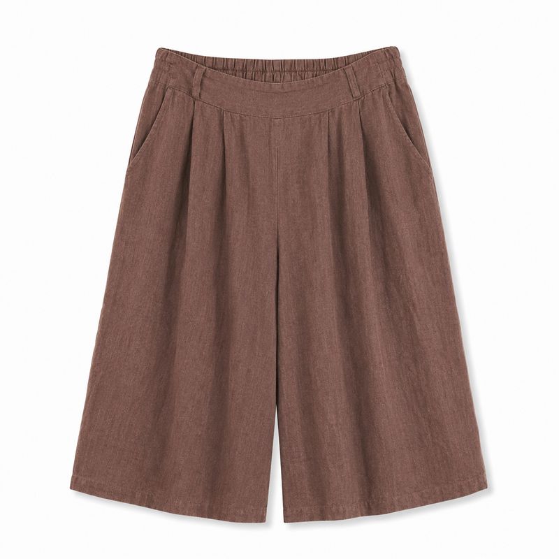 Ambika linnen broek brown 9032