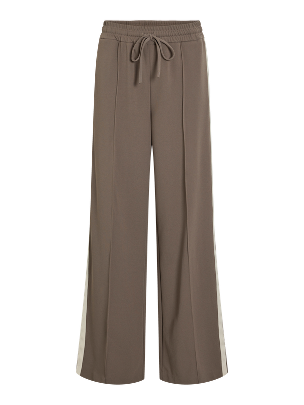 Vila VICLUA HW WIDE TRACK PANTS - NOOS Falcon/BIRCH TRACK 14114455
